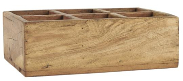 IB Laursen Holzbox mit 6 Fächer